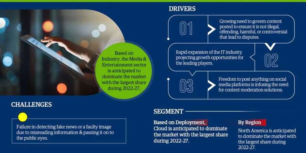 Global Content Moderation Solutions Market Trend, Size, Share, Trends, Growth, Report and Forecast 2022-2027