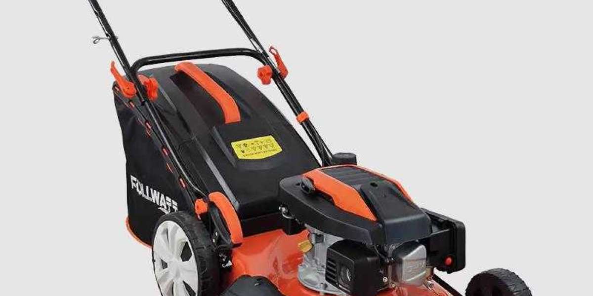 Electric self mower ensures that the lawn is evenly and thoroughly covered