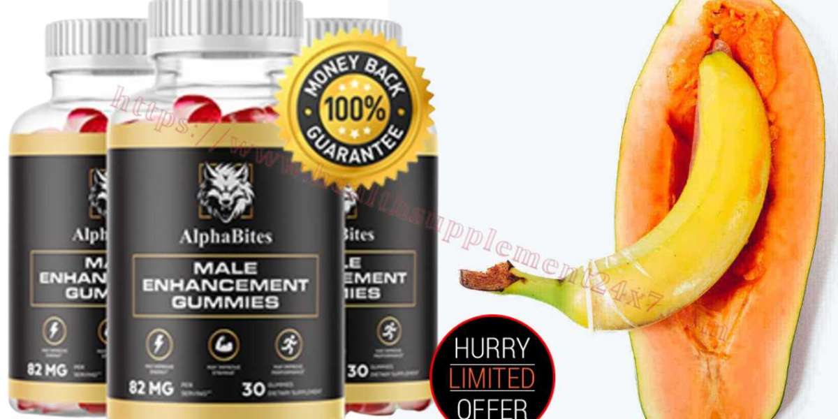 Alpha Bites Male Enhancement Gummies (Risk-Free Guarantee) Boost Drive Energy and Vitality