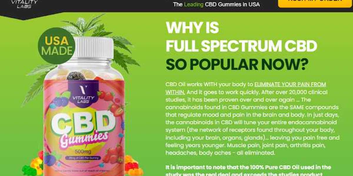 Vital Labs CBD Gummies Reviews & Buy Now!