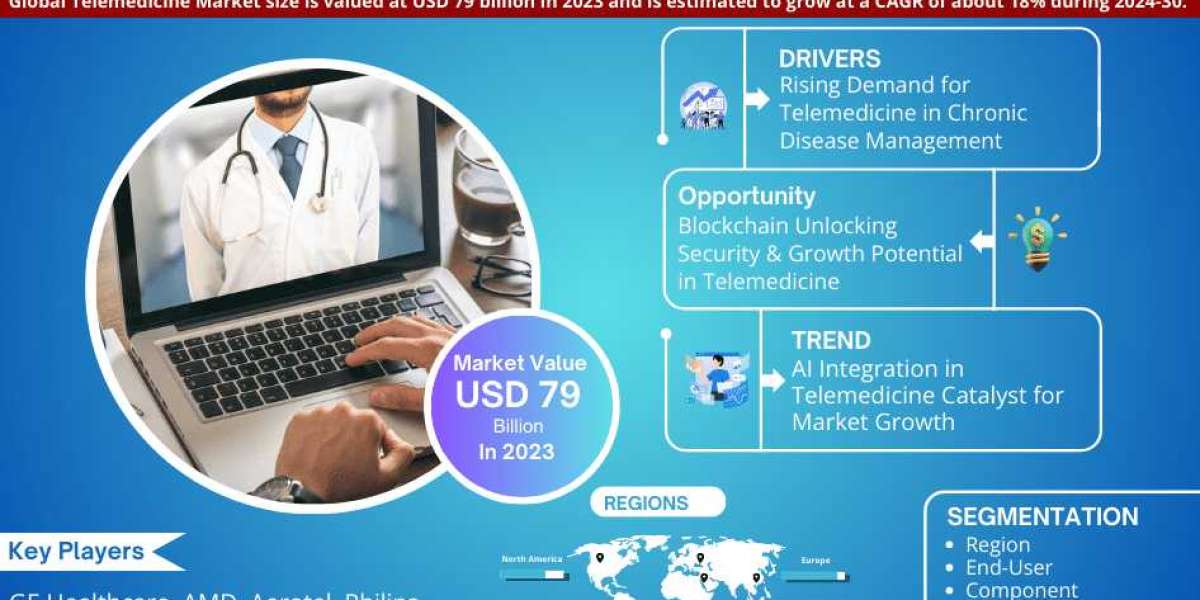 Global Telemedicine Market Trend, Size, Share, Trends, Growth, Report and Forecast 2024-2030