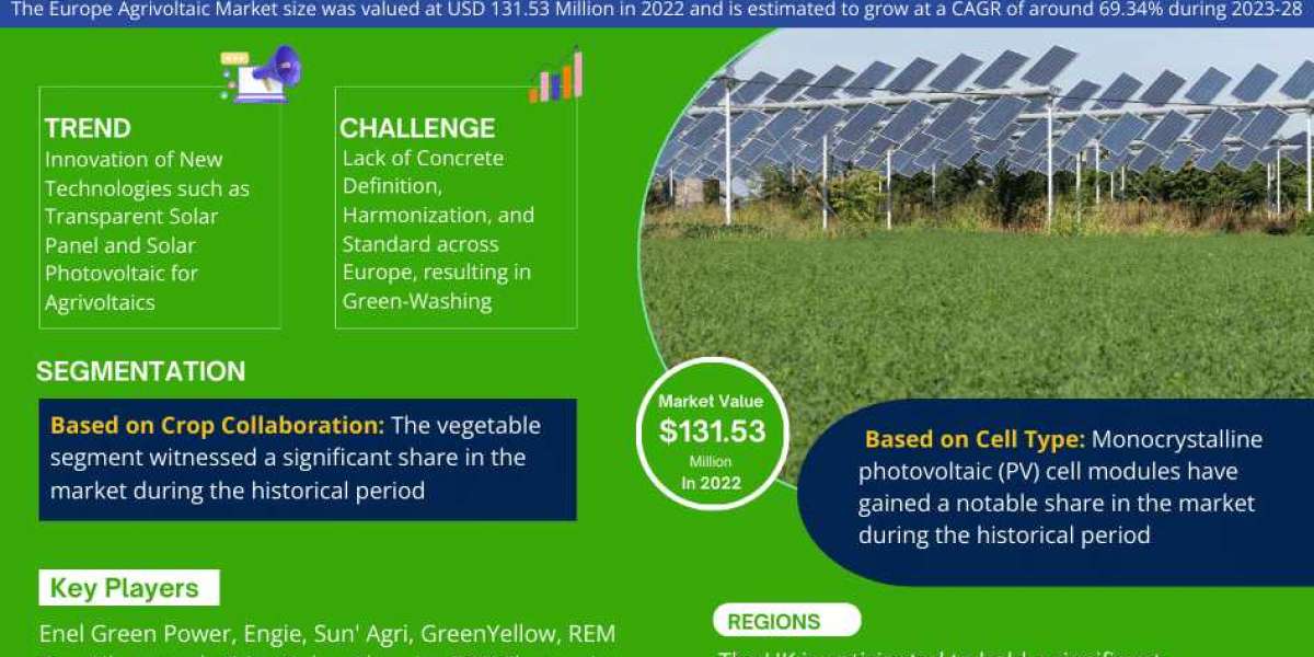 Europe Agrivoltaic Market Trend, Size, Share, Trends, Growth, Report and Forecast 2023-2028