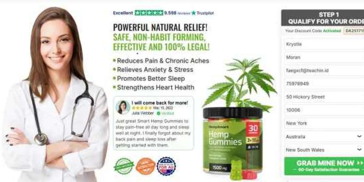 HempSmart CBD Gummies All active Ingredients and Price In (AU, NZ, CA, IL, ZA)