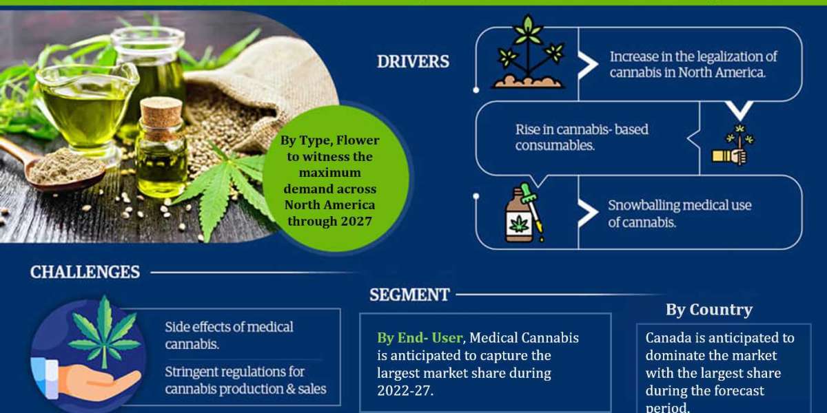 North America Cannabis Market 2022-2027 | Size, Demand, Key Players, Growth and Forecast – MarkNtel