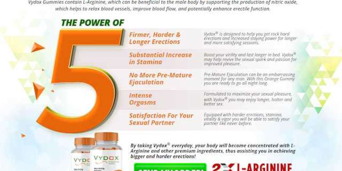 Vydox Male Virility Gummies Review & Price: Boost Stamina & Performance Naturally