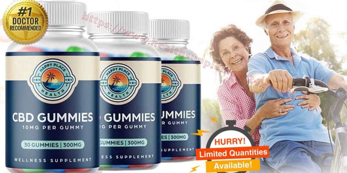 Happy Place Health CBD Gummies - 100% Natural CBD Hemp Oil, Eliminate Pain And Stress.